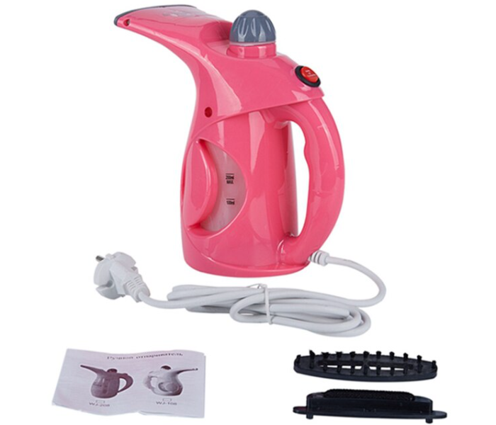 3 In 1 Portable Garment Steamer, Humidifier and Face Steamer 200ml- Pink - Zoom Image 1