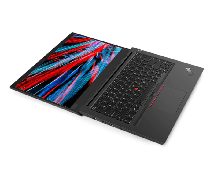 Lenovo ThinkPad E14 20RA007TUE 14inch Intel Core i7-10510U 8GB RAM 1TB HDD 2GB AMD Radeon RX640 Graphics No OS Laptop with Free Carry Bag - Black - Zoom Image 2