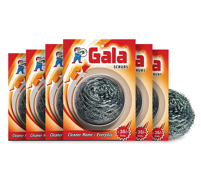 Gala 6830 6 Pieces Metal Scrubber - Zoom Image 1