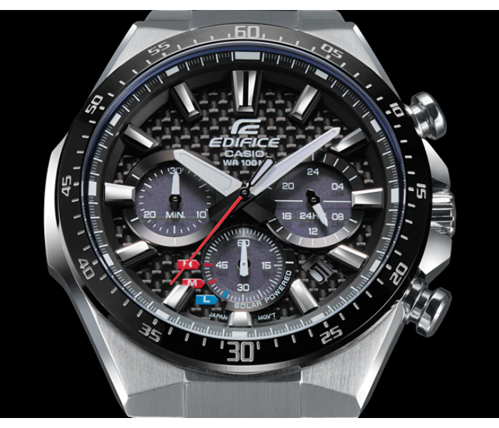 Casio Edifice EQS-800CDB-1AVUDF  Black Dial Analog Watch for Men - Silver - Zoom Image 2