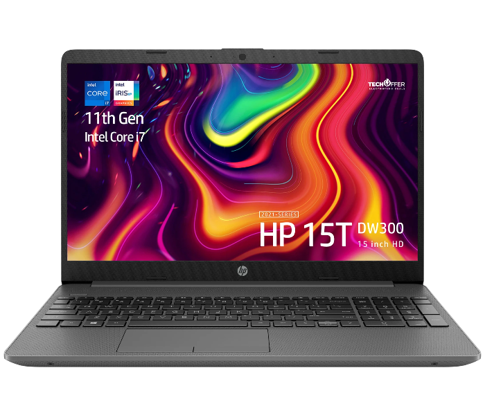 HP Notebook 15T-DW300 15.6inch HD Intel Core i5-1135G7 8GB RAM 256GB SSD Windows 10 - Grey - Zoom Image 1