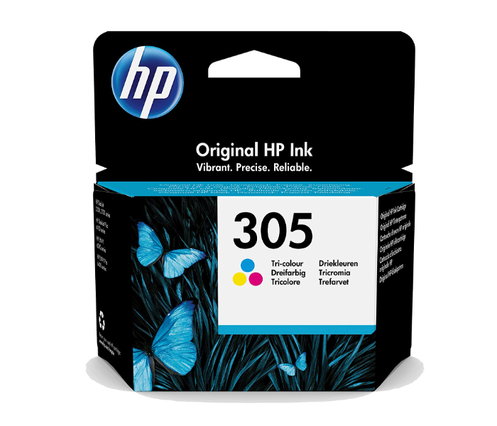 HP 3YM60AE 305 Tri Color Original Ink Cartridge - Zoom Image