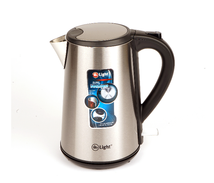 Mr Light MR2609 Stainless Steel Seamless Electric Kettle - Silver - Zoom Image