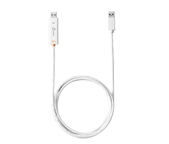 J5 Create JUC500 USB 3.0 Wormhole Switch Transfer Cable - White - Zoom Image 2