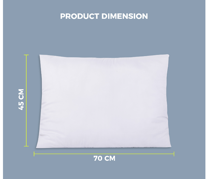 Parry Life PLPW9952 Soft Hollow Siliconized Polyester Fabric Filling Pillow Cases Protector - White - Zoom Image 4