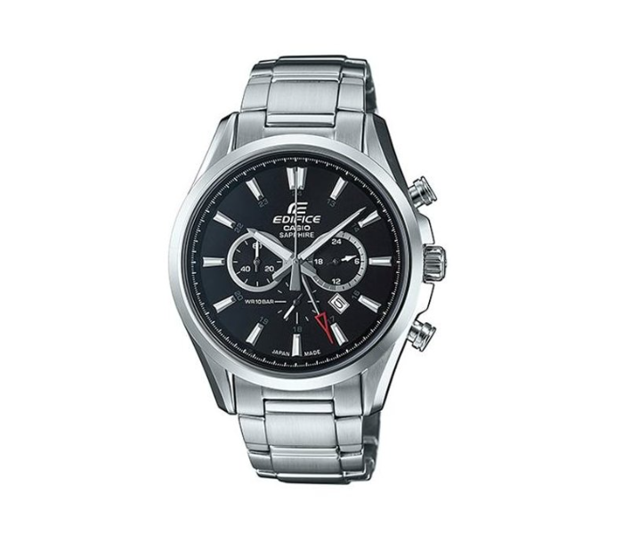 Casio Edifice EFB-504JD-1ADR  Black Dial Watch for Men - Silver - Zoom Image 1