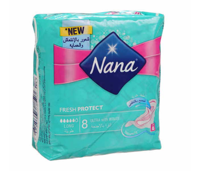 Nana 8 Piece Ultra Super Wings Sanitary Pad - Zoom Image