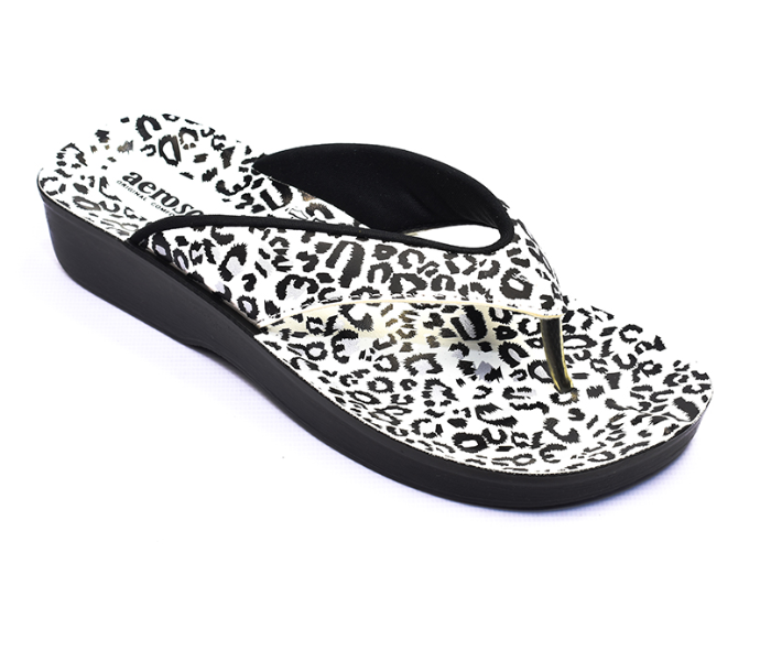 Aerosoft A0848 EU36 Ladies Slipper - Black and White - Zoom Image