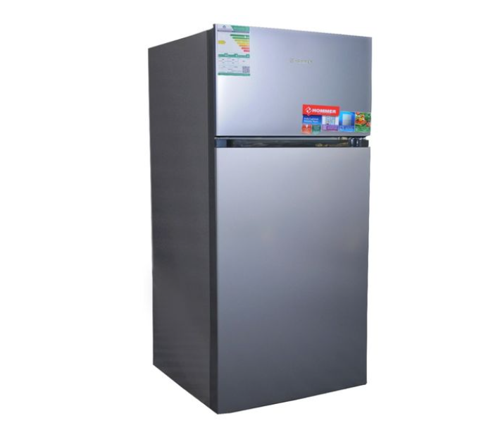 Hommer HSA402-07 Double Door Refrigerator 410 Litre - Silver  - Zoom Image