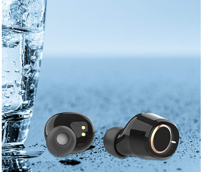 Lenovo X18 Waterproof Noise Cancelling HiFi Stereo In Ear Bluetooth True Wireless Earphone with Fast Charging Case - Black - Zoom Image 3