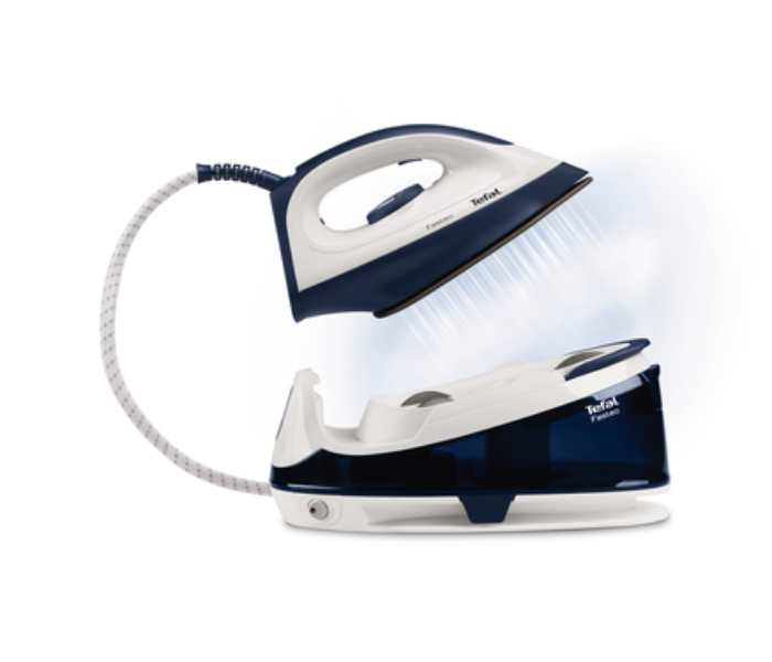 Tefal SV6040 Fasteo Steam Iron - Black and White - Zoom Image 1