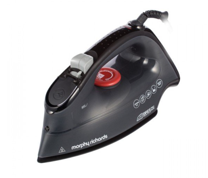 Morphy Richards 300260EE Breeze Steam 2400W Ceramic Soleplate Iron - BLACK  - Zoom Image 1