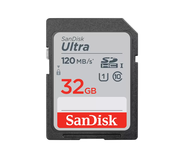 SanDisk Ultra 32GB SDHC Memory Card - Black - Zoom Image