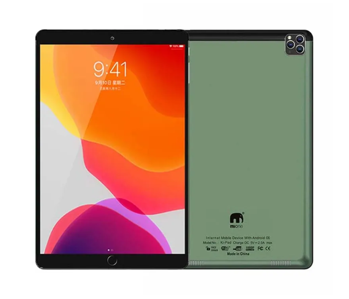 Mione Ki-Pad 1GB RAM 32GB 9.8 Inch Octa-Core Tablet - Green - Zoom Image 1