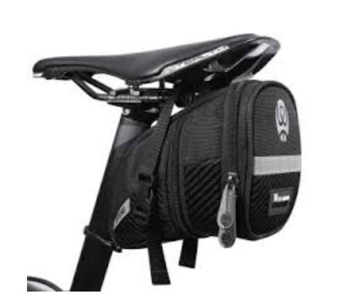 West Biking Adjustable Saddle Bag - Black - Zoom Image 3