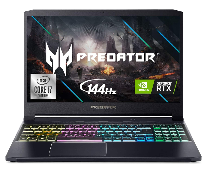 Acer Predator Triton 300 PT315-52-78W1 15.6 inch FHD Intel Core i7-10750H 16GB RAM 1TB SSD 6GB NVIDIA GeForce RTX 2060 Graphics Windows 10 - Black - Zoom Image