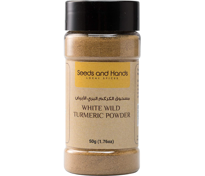 Seeds and Hands 50g Wayanad Rare White Wild Turmeric Powder for Skin Care - Zoom Image