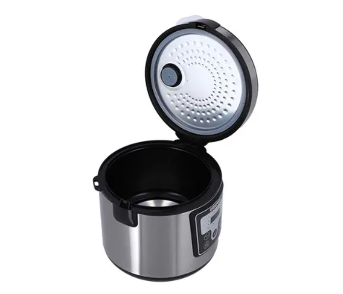 Geepas GMC35031 Electric Pressure Cooker - Silver and Black - Zoom Image 2