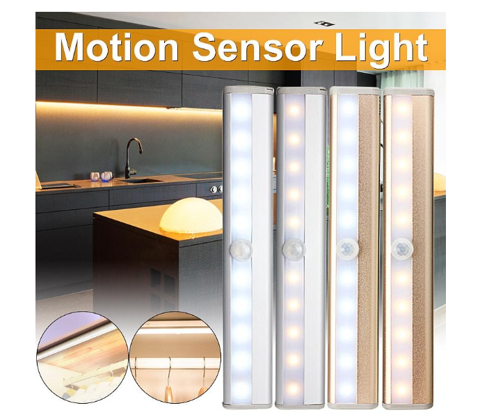 Sensor LED Light Stick On Anywhere Portable Cordless Motion Detection Night Lights AAA Battery Operated - Zoom Image 5