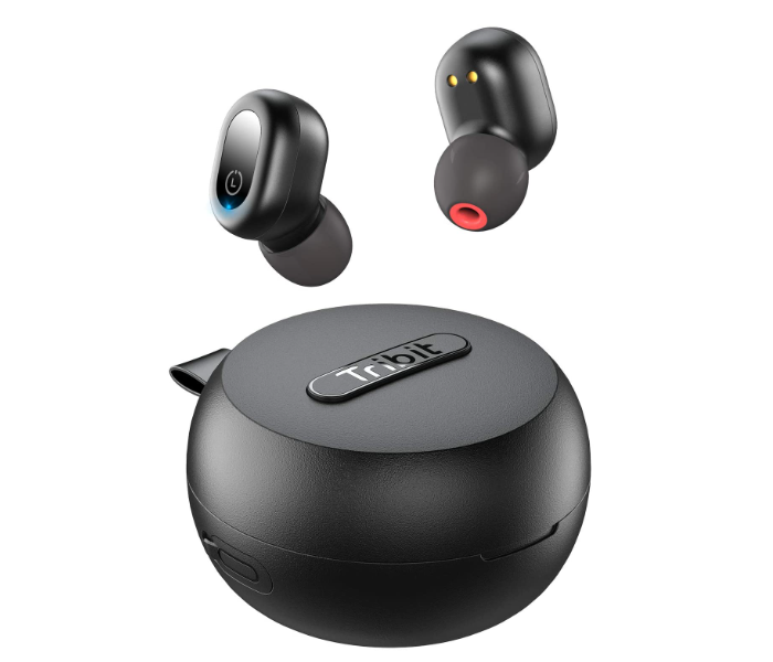 Tribit BTH91 Bluetooth True Wireless Sport Earbuds with Microphone - Black - Zoom Image 1