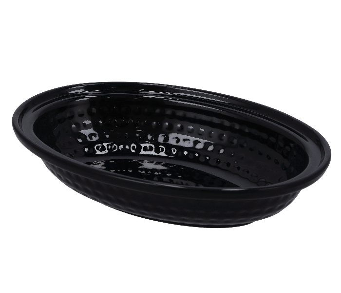 Royalford RF10048 6.5 Inch Melamine Ware Biza Oval Curry Bowl - Black - Zoom Image 3