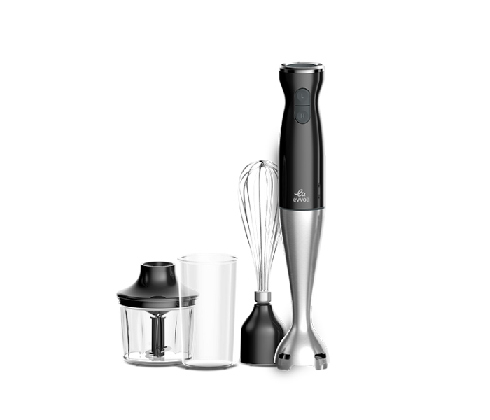 Evvoli EVKA-HBL6B 2 Liter Hand Blender - Black and Silver - Zoom Image