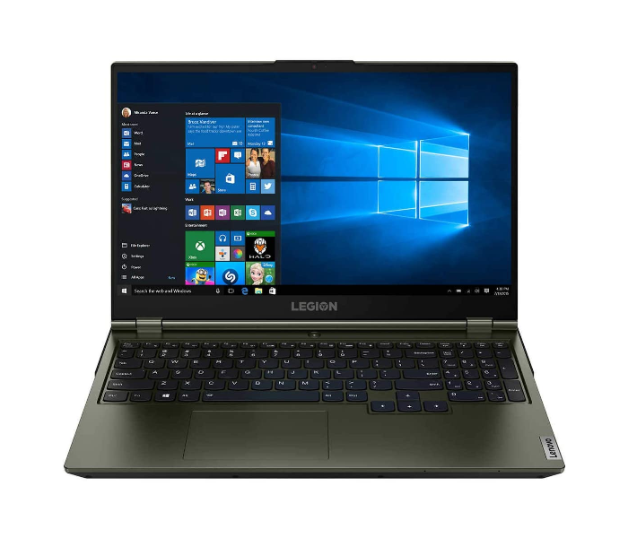 Lenovo Legion 5 15.6 inch FHD Intel Core i7-10750H 16GB RAM 512GB SSD + 1TB HDD 6GB NVIDIA GTX 1660Ti Windows 10 Gaming Laptop -Black - Zoom Image 1