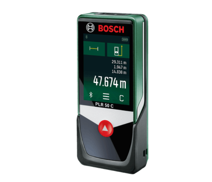 Bosch PLR 50 C Digital Laser Measure - Green and Grey - Zoom Image