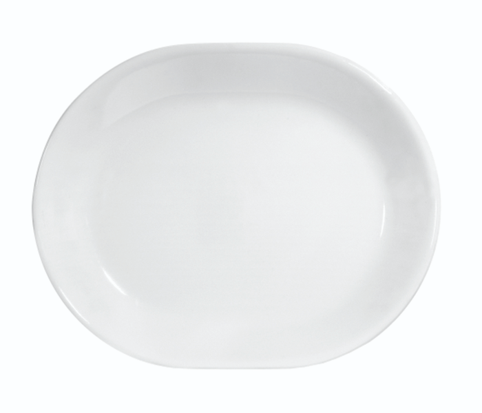 Corelle 6003110 Livingware 12.25 Inch Serving Platter Winter Frost White - White - Zoom Image