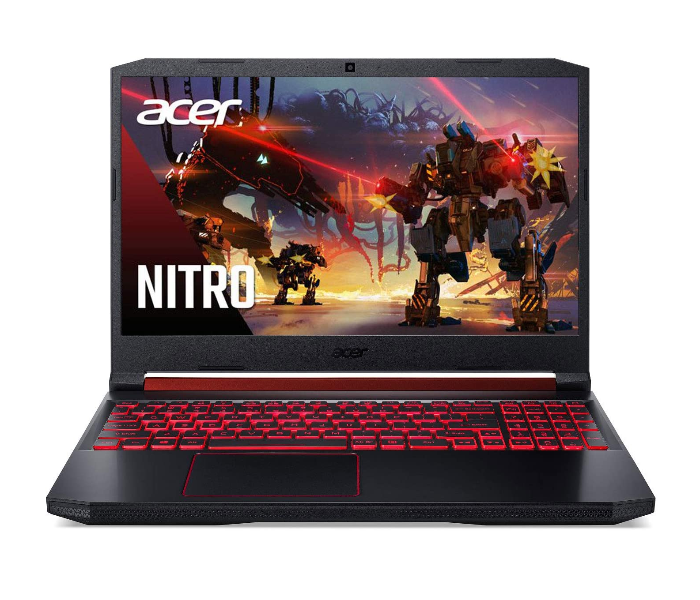 Acer Nitro 5 15.6 inch FHD Intel Core i5-9300H 8GB RAM 256GB SSD 4GB NVIDIA GeForce GTX 1650 Windows 10 Gaming Laptop - Black - Zoom Image 1