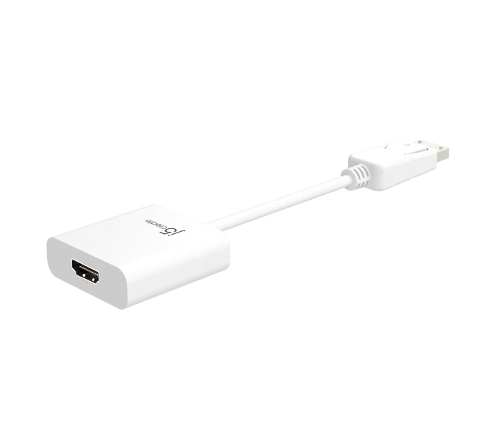 J5 Create JDA154 Display Port to HDMI Adapter - White - Zoom Image 2