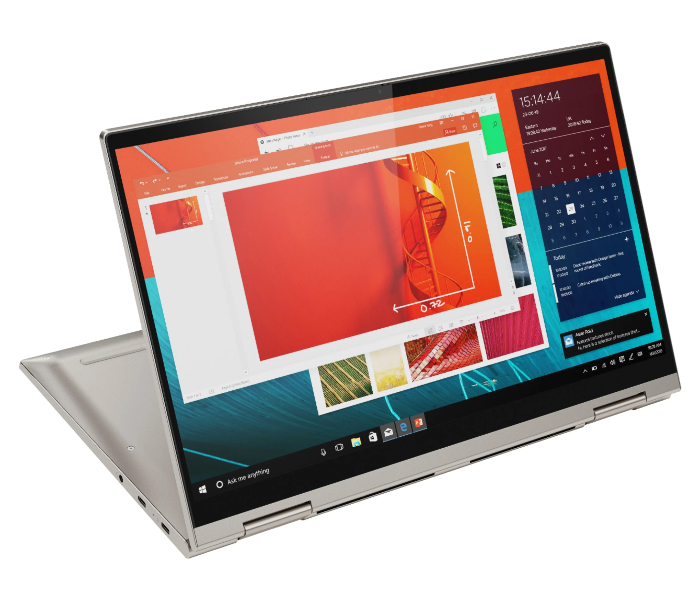 Lenovo Yoga C740 81TC000JUS 2 in 1 14inch Intel Core i5-10210U 8GB RAM 256GB SSD Windows 10 Touchscreen Laptop - Mica - Zoom Image 1