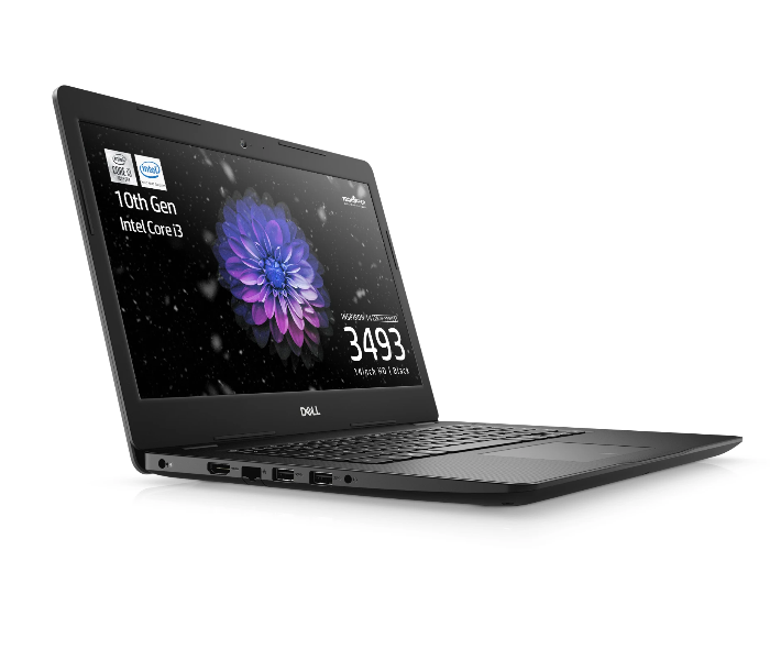 Dell Inspiron 3493 14inch HD Intel Core i3-1005G1 4GB RAM 128GB SSD Intel UHD Graphics Window 10 - Black - Zoom Image 2