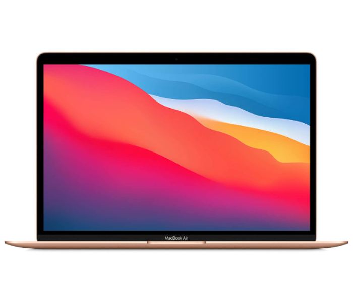 Apple MGND3 Macbook Air 2020 Model 13-Inch Apple M1 chip with 8-core CPU 8GB RAM 256GB SSD 7-core GPU - Gold - Zoom Image 1