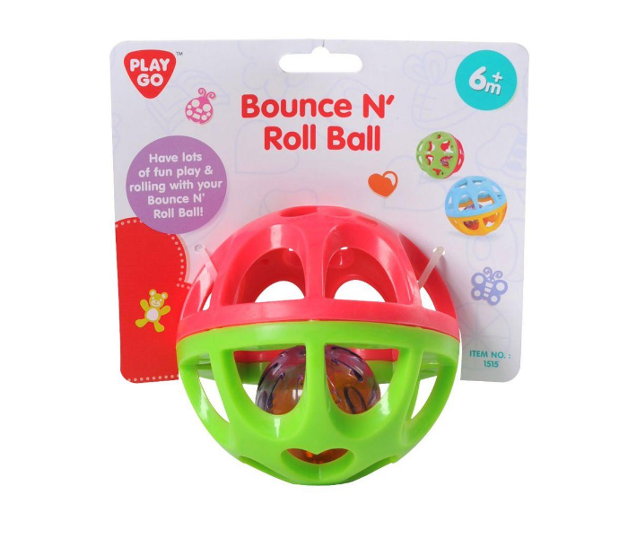 PlayGo 28405 2 Assorted Bounce N Roll Ball Toy for Kids - Zoom Image 3