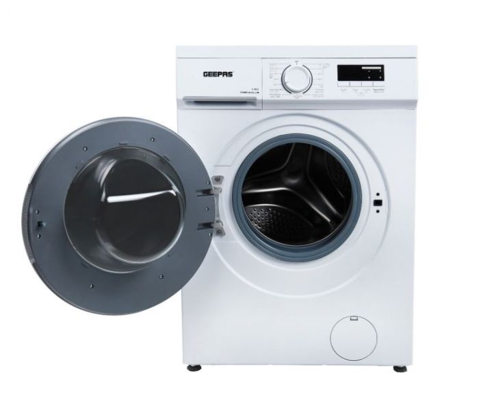 Geepas GWMF68005LCU 6 Kg Front Load Washing Machine - White - Zoom Image 2