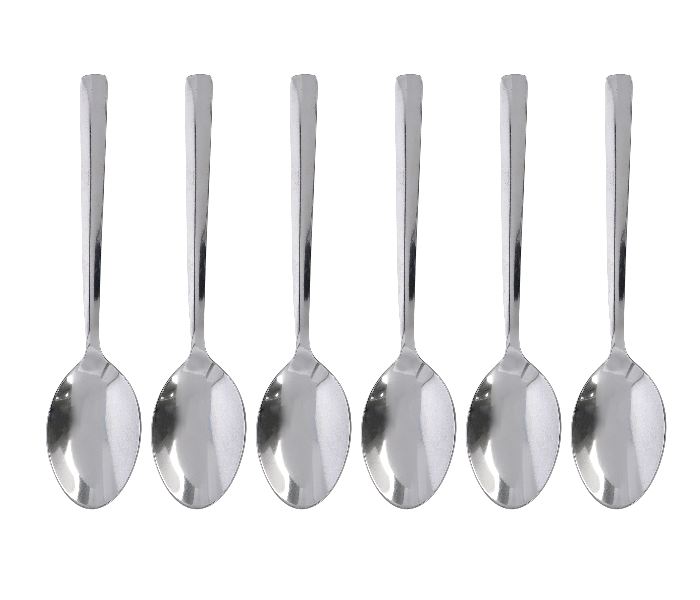 Royalford RF10068 6 Piece Stainless Steel Table Spoon - Silver - Zoom Image 1