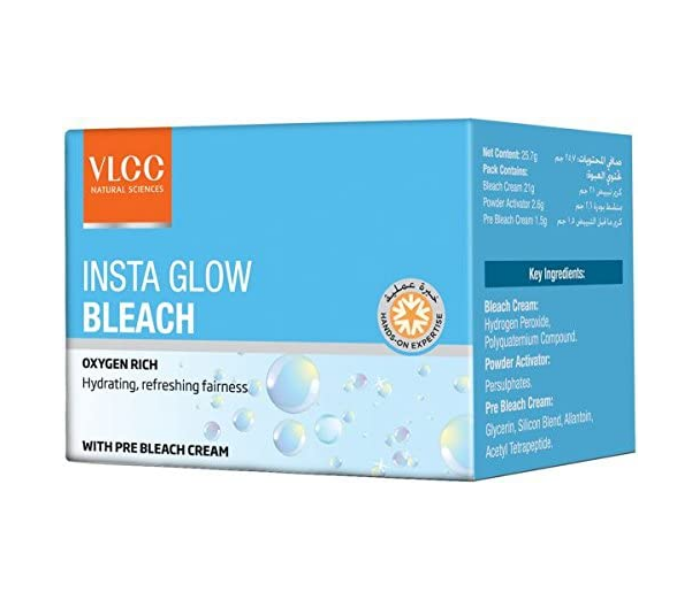 VLCC 25g Insta Glow Oxy Bleach - Zoom Image