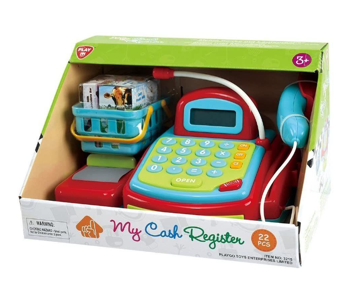 PlayGo 3215 Set of 22 Pieces My Cash Register Toy for Kids - Zoom Image 2