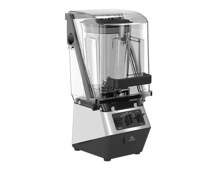 Evvoli EVKA-CBL20B 2200 Watt 2 Liter 3 Speed Control Ice Crusher - Black and Grey - Zoom Image 1