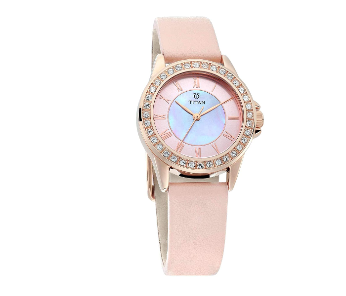 Titan 9798WL01 Sparkle Multi-Functional Dress Watch with Swarovski Crystals for Women - Zoom Image 2