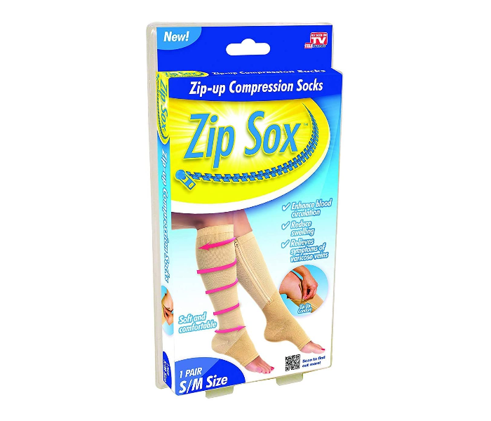 Zip Sox Extra Large Zip Up Compression Socks 84889