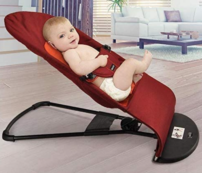 Classic Baby Bouncer Balance Soft Mesh - Red - Zoom Image 1