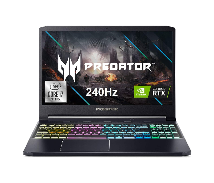 Acer Predator Triton 300 PT315-52-73WT 15.6 inch FHD Intel Core i7-10750H 16GB RAM 512GB 8GB RTX 2070 Graphics Windows 10 - Black - Zoom Image