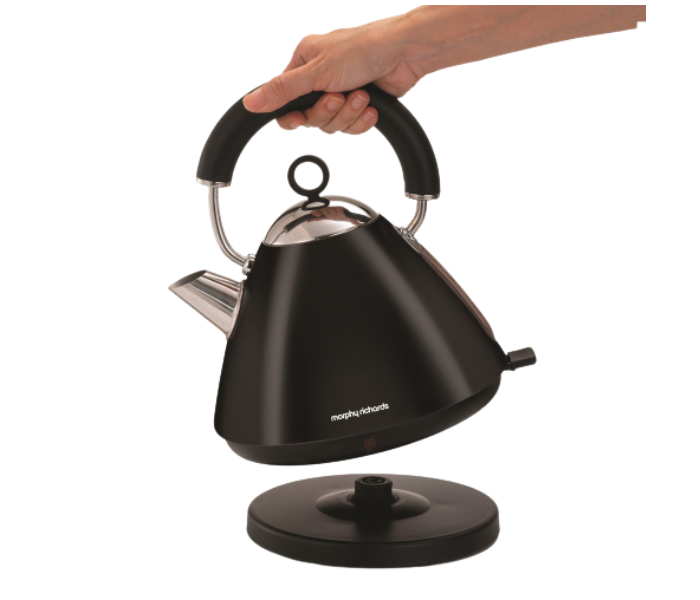 Morphy Richards 102030 1.5 Litre Accents Pyramid Kettle - Black - Zoom Image 2