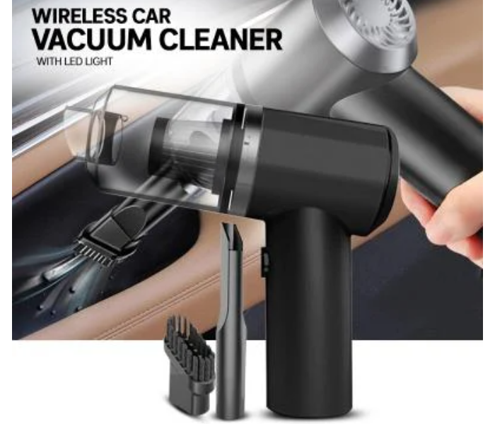 FN- Portable Mini 2 in 1 Wireless Vacuum Cleaner for Home and Car -Black and White - Zoom Image 8