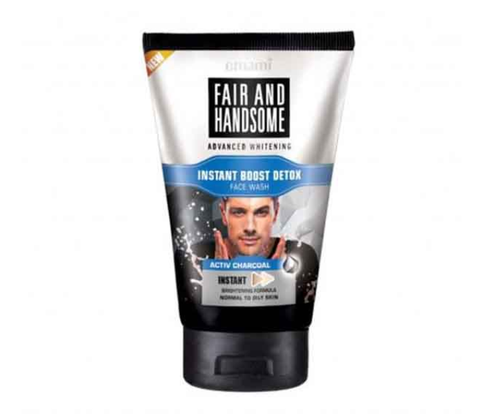 Emami 100gm Fair and Handsome Advanced Whitening Instant Boost Face Wash for Men - Zoom Image