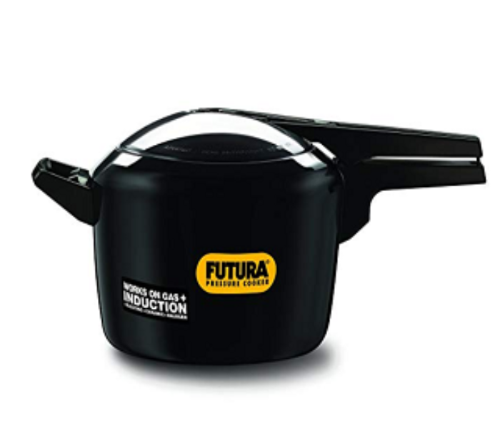 Hawkins Futura HW50060 6 Litre Pressure Cooker - Black - Zoom Image