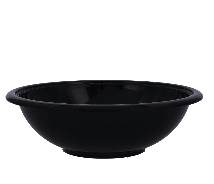 Royalford RF10050 10 Inch Melamine Ware Biza Serving Bowl with Lid - Black - Zoom Image 2