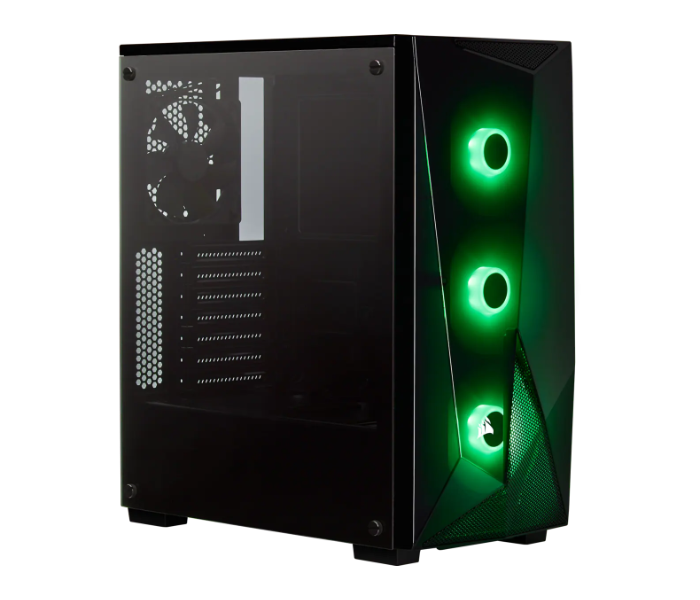 Corsair Carbide Series COR-GC-SPECDELTA-RGBBLK Tempered Glass Mid Tower ATX Gaming Case - Black - Zoom Image 2